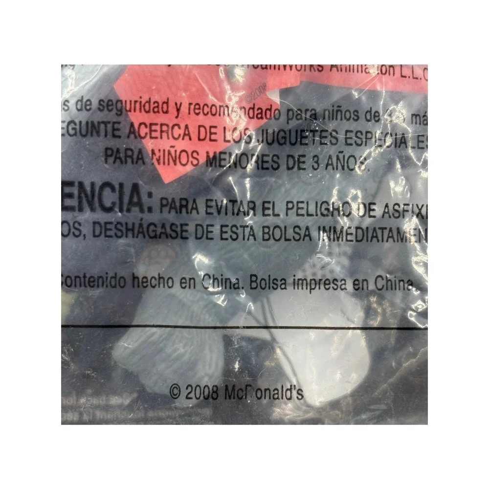 2008 Kung Fu Panda McDonald's Happy Meal‎ #3 TIA LUNG TOY Sealed